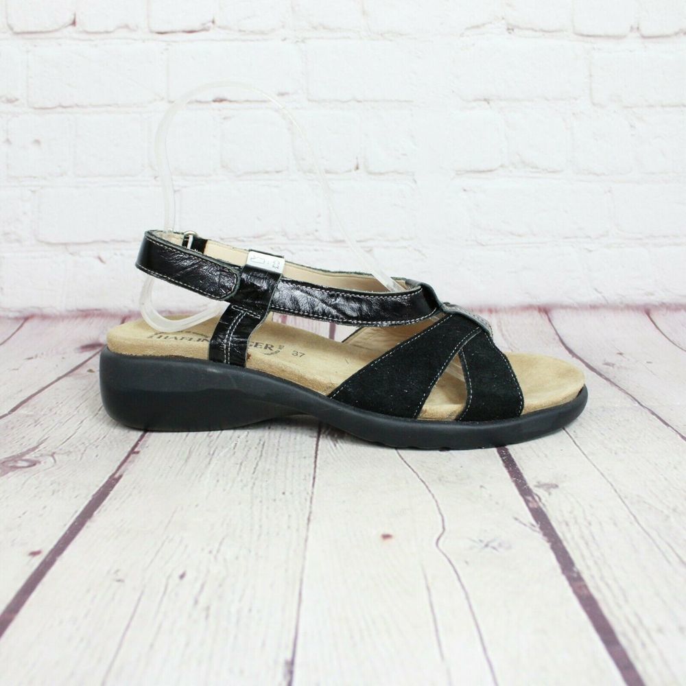 Haflinger Suede Leather Strappy Sandals